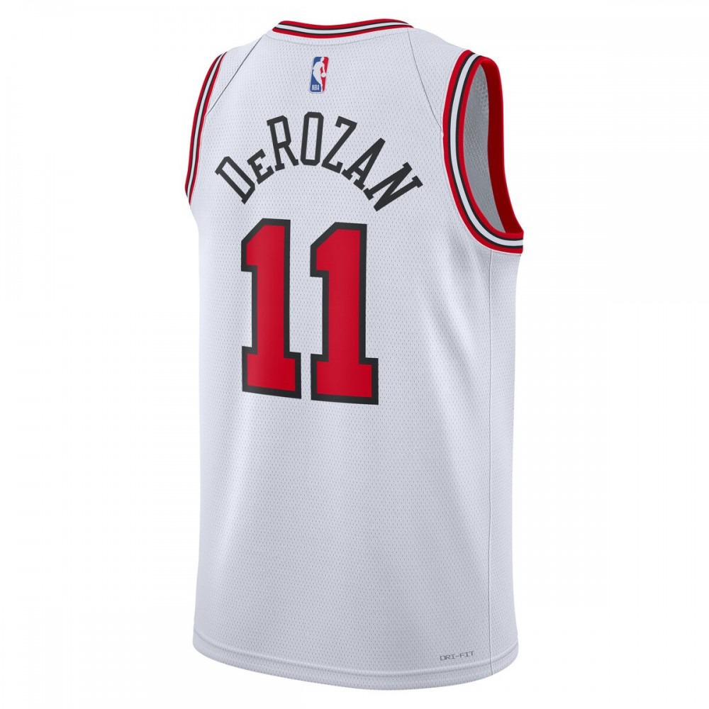 DeMar DeRozan Chicago Bulls Unisex 2022/23 Swingman Jersey - Association Edition - White-Pro Kit Vault | Brand New 26/27 Sports Jerseys